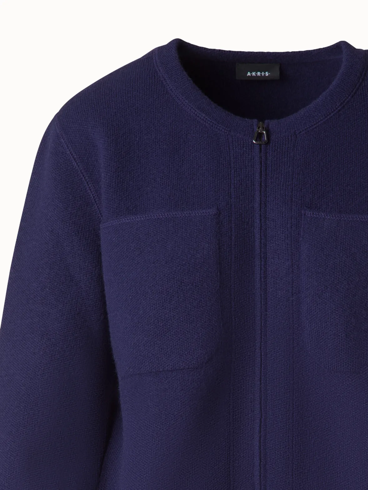 Cashmere Piqu Cardigan