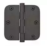 Emtek 91023 Steel Plain Bearing Hinge, 3.5" x 3.5", with 1/4" Radius Corners - Sold in Pairs