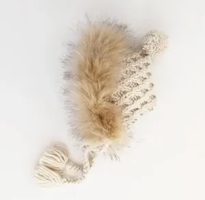 Fur Bonnet in Natural