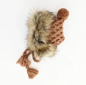 Fur Bonnet in Pecan