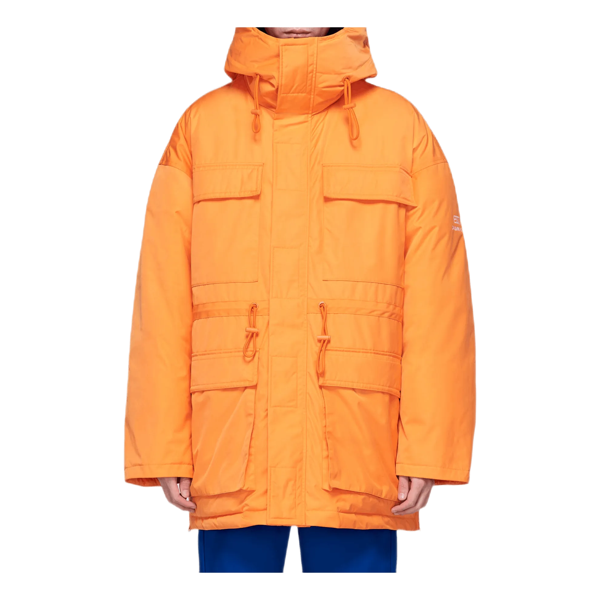 Graphic Parka Orange