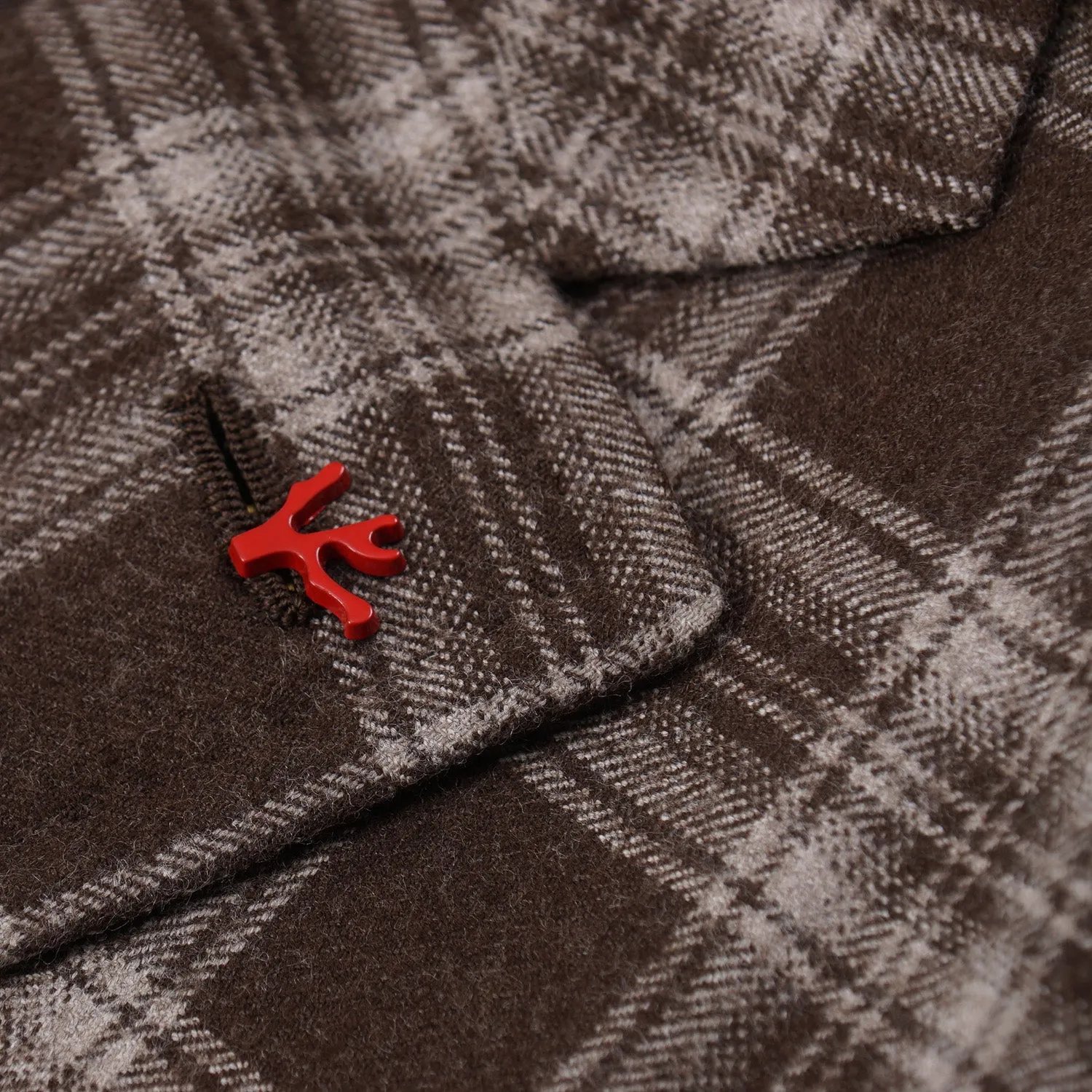 Isaia Slim-Fit Soft Flannel Wool Suit
