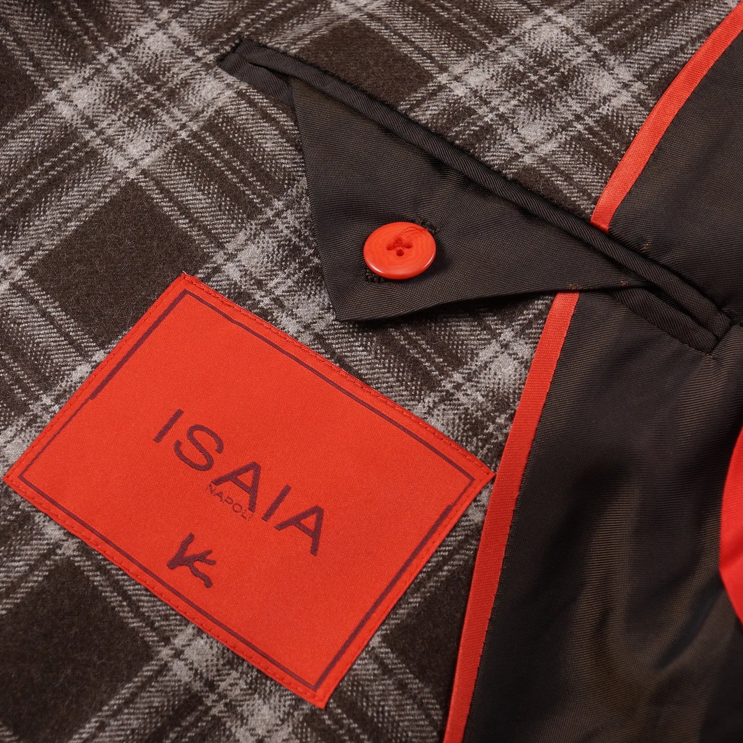 Isaia Slim-Fit Soft Flannel Wool Suit