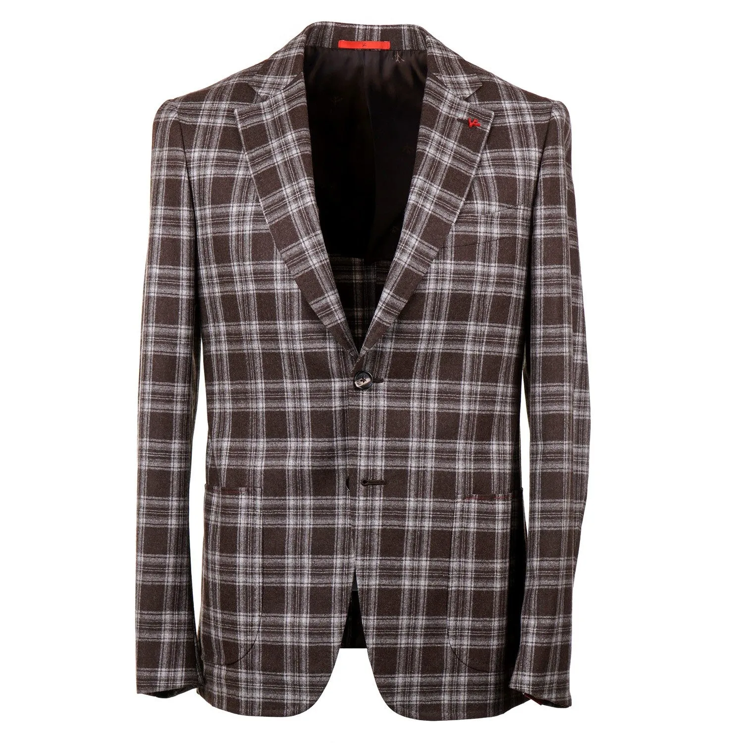Isaia Slim-Fit Soft Flannel Wool Suit