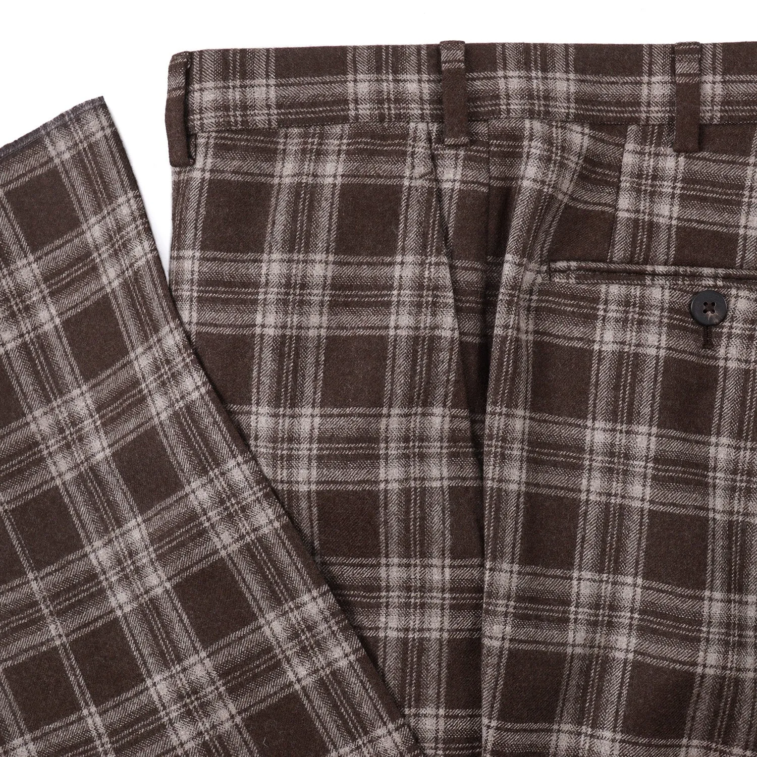 Isaia Slim-Fit Soft Flannel Wool Suit