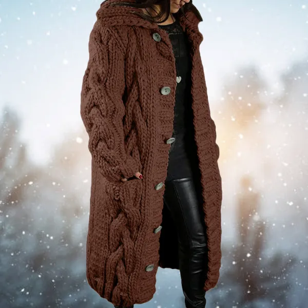 Karissa | Luxurious Comfort Thick Woven Women's Cardigan