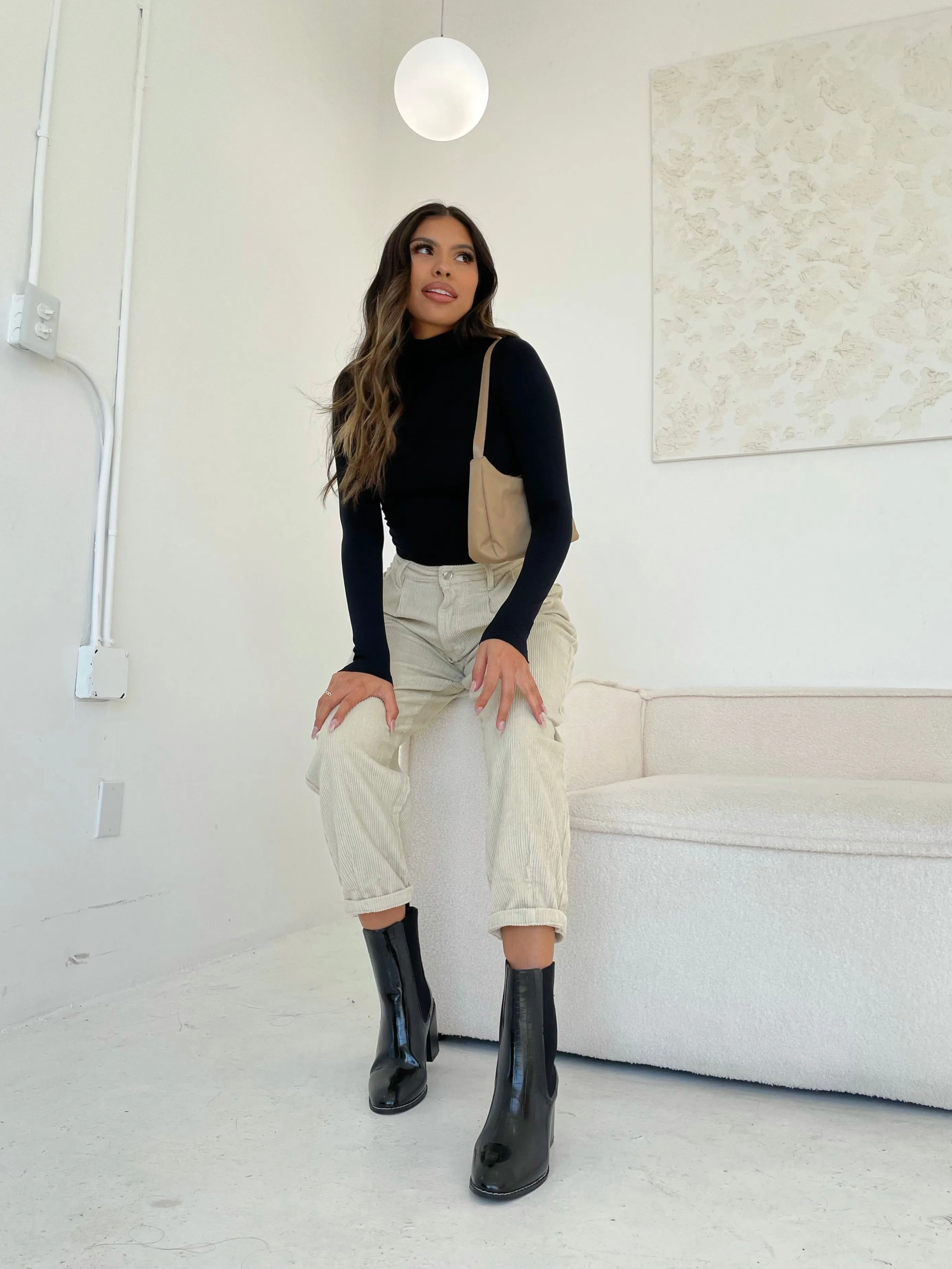 lovey corduroy pants (CREAM)