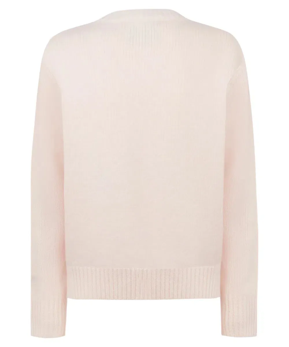 Maglione Bianco Fair Isle Kyla da Donna con Stampa "Cortina"