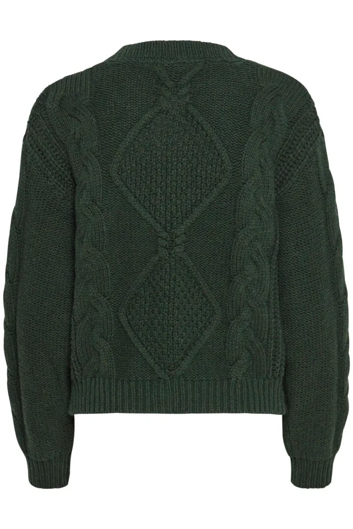 Marla Cotton/Wool Blend Cardigan - Mountain View