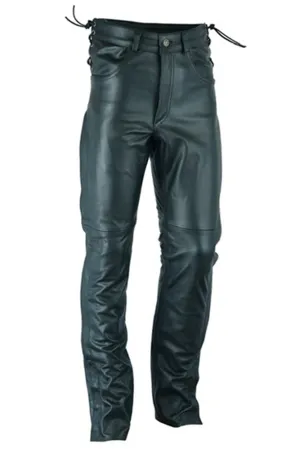 Men's Deep Pocket Over Leather Pant - DS450