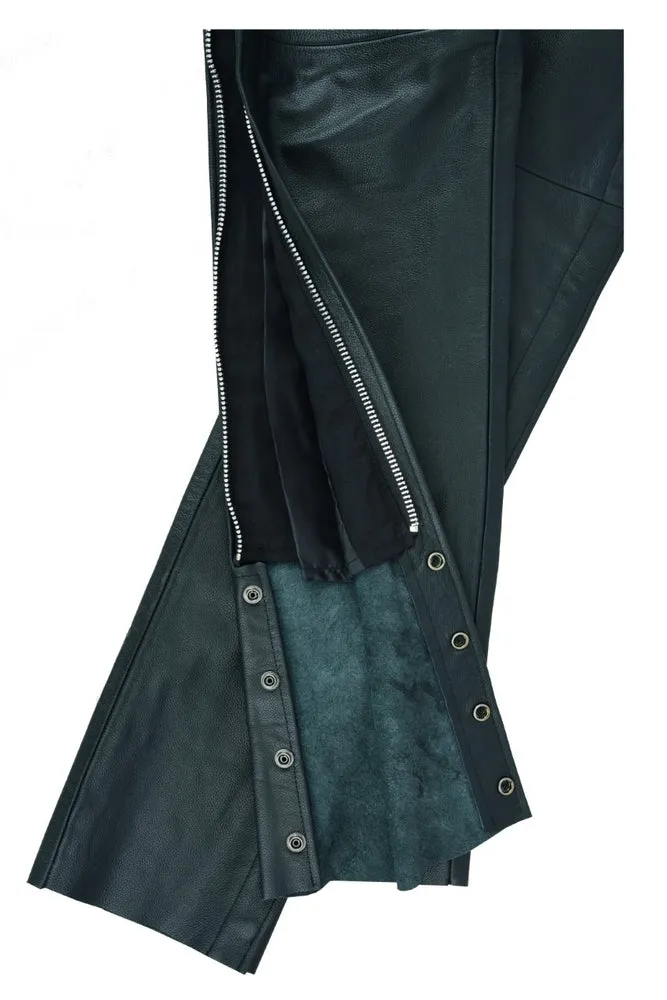 Men's Deep Pocket Over Leather Pant - DS450