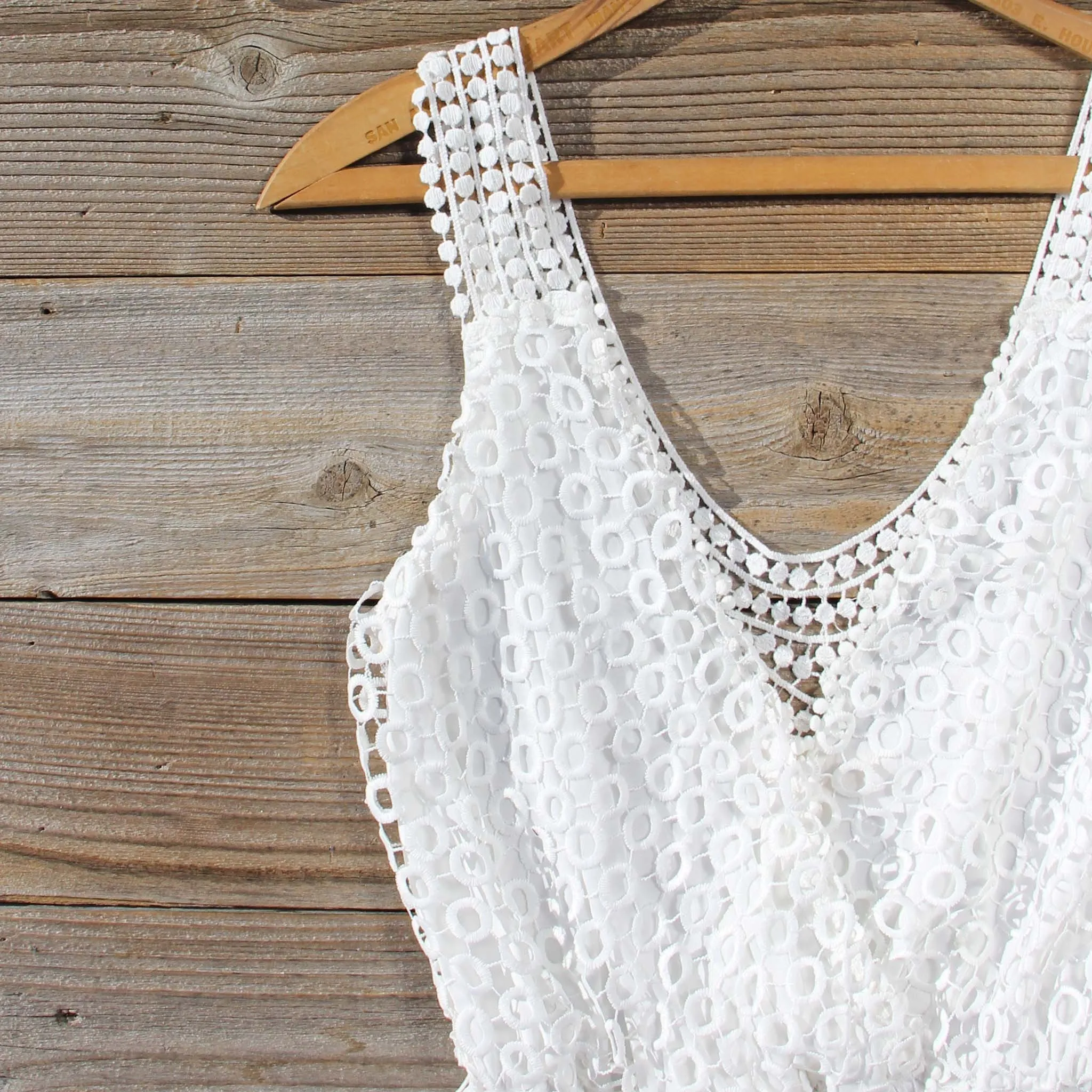 Pale Isle Romper in White