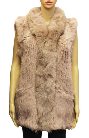 Rabbit Fur Vest - SHW1809