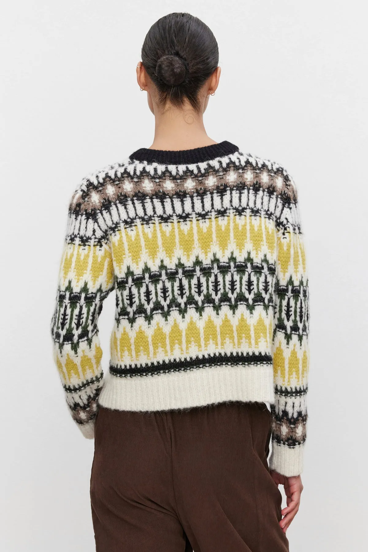 THELMA ALPACA FAIR ISLE SWEATER