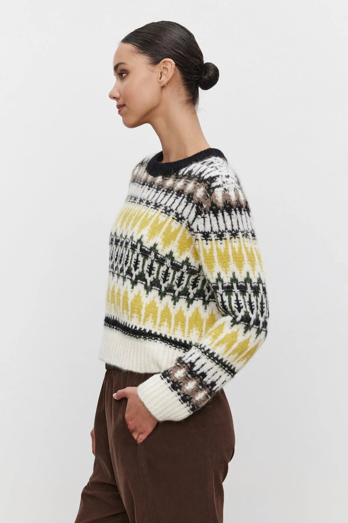 THELMA ALPACA FAIR ISLE SWEATER