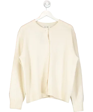 Uniqlo Cream Wool Crew Neck Cardigan UK XXL