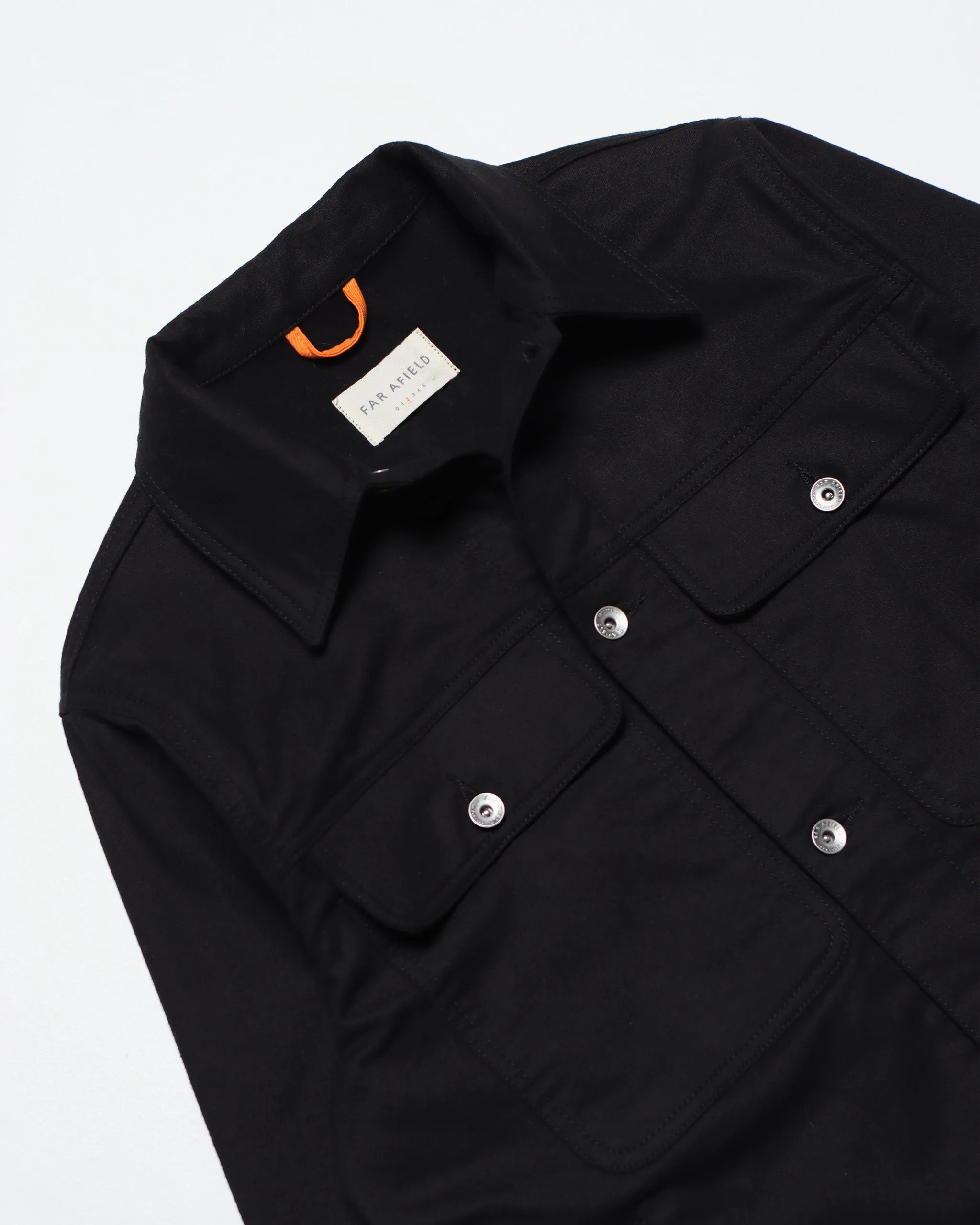 Watts Jacket - Black Moleskin