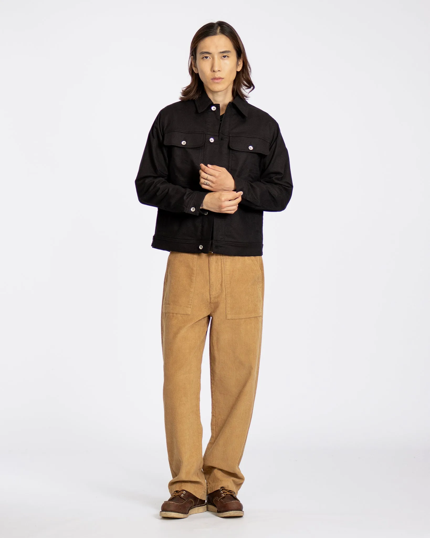 Watts Jacket - Black Moleskin