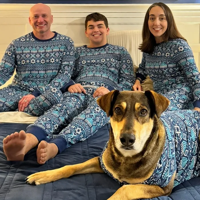 Women's Jogger Pajama Set - Festival of Lights Fair Isle