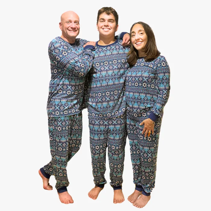 Women's Jogger Pajama Set - Festival of Lights Fair Isle