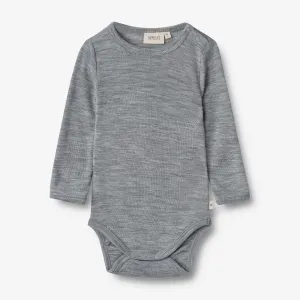 Wool Body L/S Lucca - melange grey